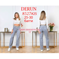 Derun Баггі джинси блакитний кольору Baggy fit 25-30 8527