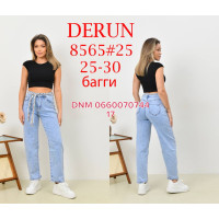 Derun Баггі джинси блакитний кольору Baggy fit 25-30 8565