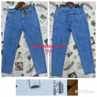 Derun Мом джинси блакитного кольору Mom fit 31-38 8060