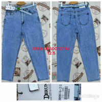 Derun Мом джинси блакитного кольору Mom fit 31-38 8095