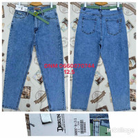 Derun Мом джинси блакитного кольору Mom fit 31-38 8097