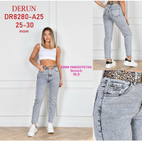 Derun Мом джинси сірого кольору Mom fit 25-30 8280