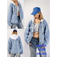Dicesil  Куртка джинсова блакитного кольору стрейч 3XL/8XL 2028