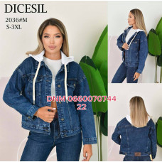 Dicesil  Куртка джинсова синього кольору S-3XL 2036