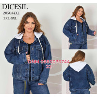 Dicesil  Куртка джинсова синього кольору 3XL/8XL 2050