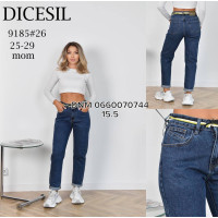 Dicesil  Мом джинси синього кольору Mom fit 25-29 9185