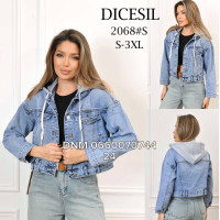 Dicesil  Куртка джинсова оверсайз блакитного кольору S-3XL 2068