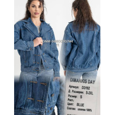 Dimarkis Day Куртка джинсова синього кольору S-2XL 3192 
