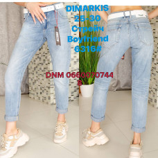 Dimarkis Day Бойфренди джинси блакитного кольору Boyfriend fit 25-30 6316