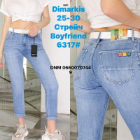 Dimarkis Day Бойфренди джинси блакитного кольору весна Boyfriend 25-30 6317