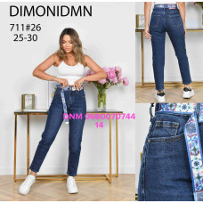 Dimonidmn Мом джинси синього кольору Mom fit 25-30 711