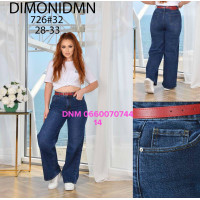 Dimonidmn Wide leg джинси синього кольору широкі 28-33 726