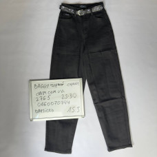 Dknsel Баггі джинси чорного кольору Baggy 25-30 2765