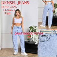 Dknsel Баггі джинси блакитного кольору 25-30 2665