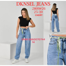 Dknsel Баггі джинси блакитного кольору 25-30 2809