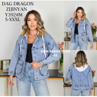 Dragon Куртка джинсова блакитного кольору S-3XL 392