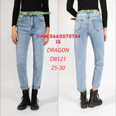 Dragon Мом джинси блакитного кольору Mom fit 25-30 8121