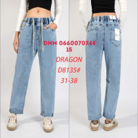 Dragon Мом джинси блакитного кольору Mom fit 31-38 8135