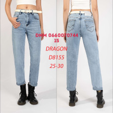 Dragon Мом джинси блакитного кольору Mom fit 25-30 8155