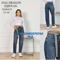 Dragon Мом джинси синього кольору Mom fit 25-30 8206