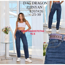 Dragon Мом джинси синього кольору Mom fit 25-30 8207