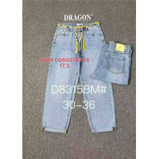 Dragon Мом джинси блакитного кольору Mom fit 30-36 8315