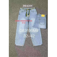 Dragon Мом джинси блакитного кольору Mom fit 32-42 8319