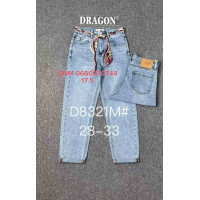 Dragon Мом джинси блакитного кольору Mom fit 28-33 8321
