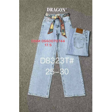 Dragon Wide leg джинси широкі блакитного кольору 25-30 8323