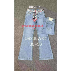 Dragon Кльош джинси блакитного кольору Flare fit 30-36 8330