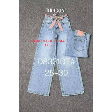 Dragon Wide leg джинси широкі блакитного кольору 25-30 8331