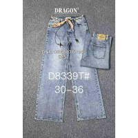 Dragon Wide leg джинси синього кольору 30-36 8339