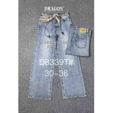Dragon Wide leg джинси синього кольору 30-36 8339