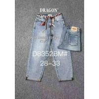 Dragon Баггі джинси блакитний кольору Baggy fit 28-33 8352