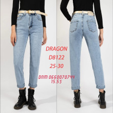 Dragon Мом джинси блакитного кольору Mom fit 25-30 8122