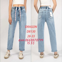 Dragon Мом джинси блакитного кольору Mom fit 28-33 8130