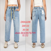 Dragon Мом джинси блакитного кольору Mom fit 30-36 8133