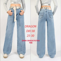 Dragon Труби джинси широкі блакитного кольору стрецч весна 25-30 8138