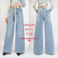 Dragon Wide leg джинси блакитного кольору стрейч весна 25-30 8171