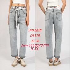 Dragon Мом джинси сірого кольору Mom fit 30-36 8179