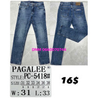 Pagalee Класичні джинси синього кольору Classic fit 31-38 5418
