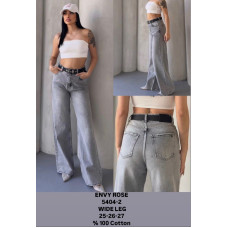 Envy Rose Wide leg джинси сірого кольору 25-27 5404-2