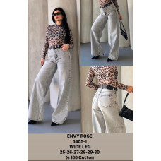 Envy Rose Wide leg джинси сірого кольору 25-30 5405-1