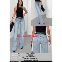 Envy Rose Relaxed fit джинси блакитного кольору 25-30 5433-2