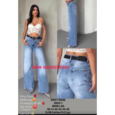 Envy Rose Wide leg джинси блакитного кольору 30-36 6045-1