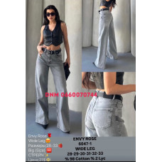 Envy Rose Wide leg джинси сірого кольору 28-33 6047-1