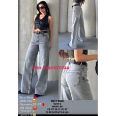 Envy Rose Wide leg джинси сірого кольору 28-33 6047-2