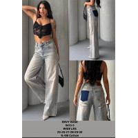 Envy Rose Wide leg джинси блакитного кольору 25-30 5413-3