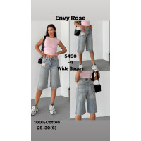 Envy Rose Шорти джинсові брудного кольору 25-30 5450-4