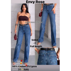 Envy Rose Full leg джинси синього кольору 28-33 5464-1